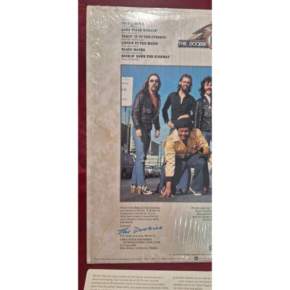 Original 1976 Best Of The Doobies- vinyl lp record- vg++ shrink bs 2978 nice - Picture 6 of 10